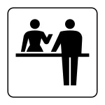 Check In Reception SVG Icon